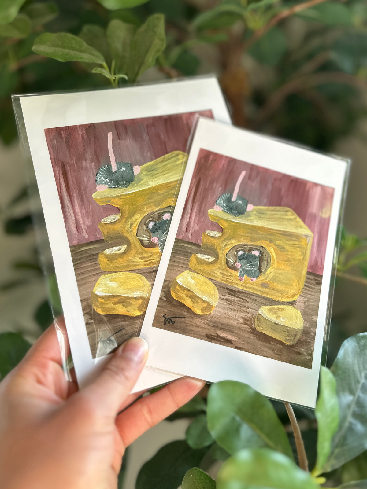 Mouse in Cheese Photo Print | Supporting Ida