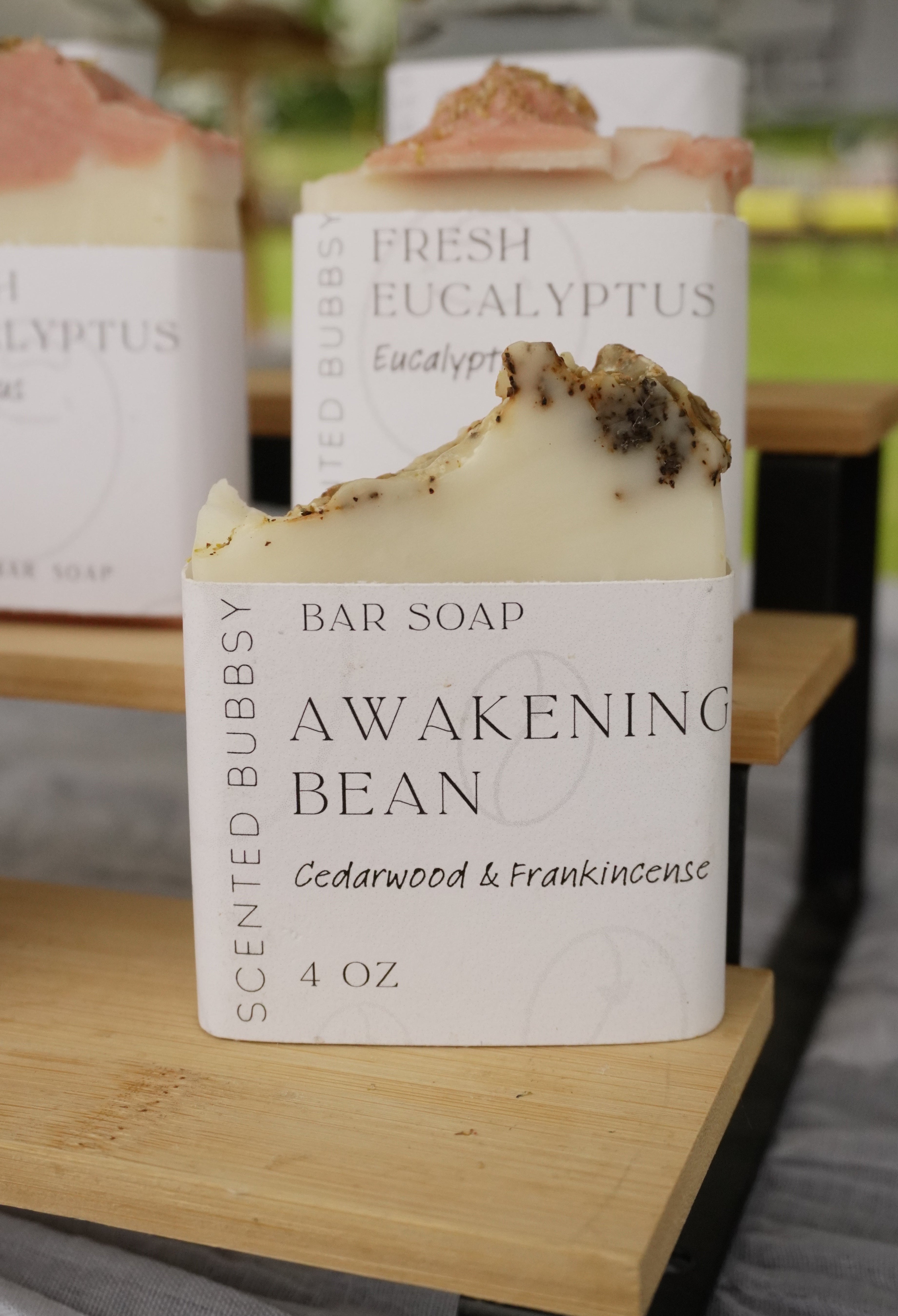 Awakening Bean | Cedarwood & Frankincense Essential Oil | Cold Processed Bar Soap