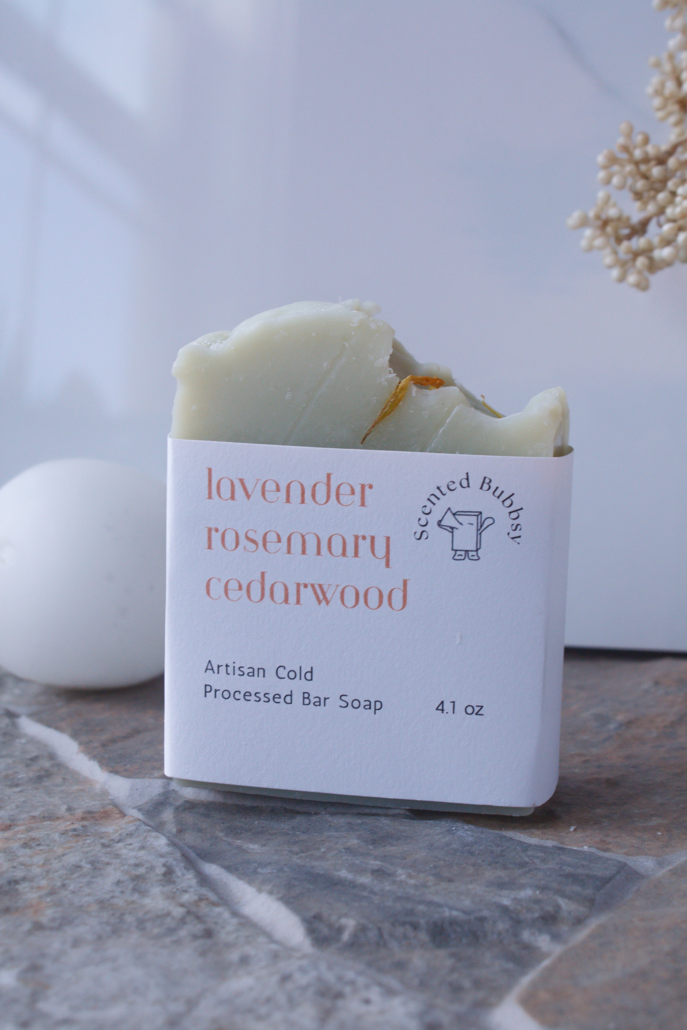Floral Fresh | Lavender/ Rosemary/ Cedarwood Cold Process Bar Soap