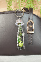Laguna Fish | Lamp Work Beaded Bag Charm | Keychain